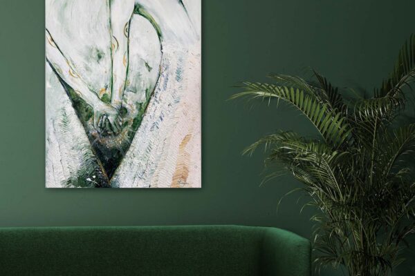 Obraz do wnętrz Fluoryt. Aleksandra Troczyńska - malarka do wnętrz