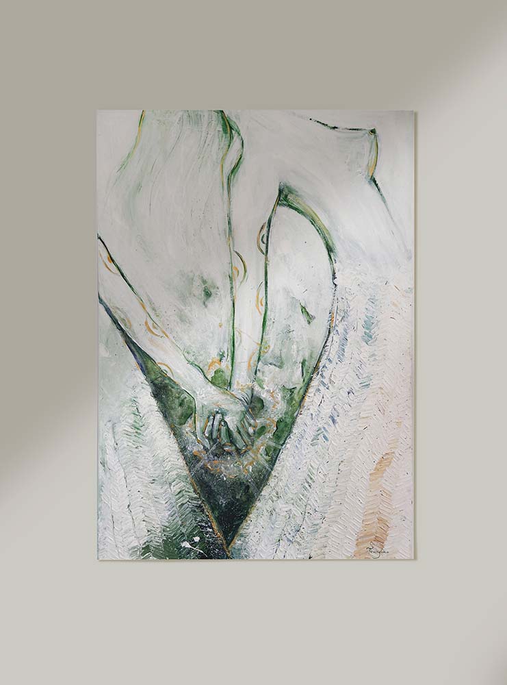 Obraz do wnętrz Fluoryt. Aleksandra Troczyńska - malarka do wnętrz