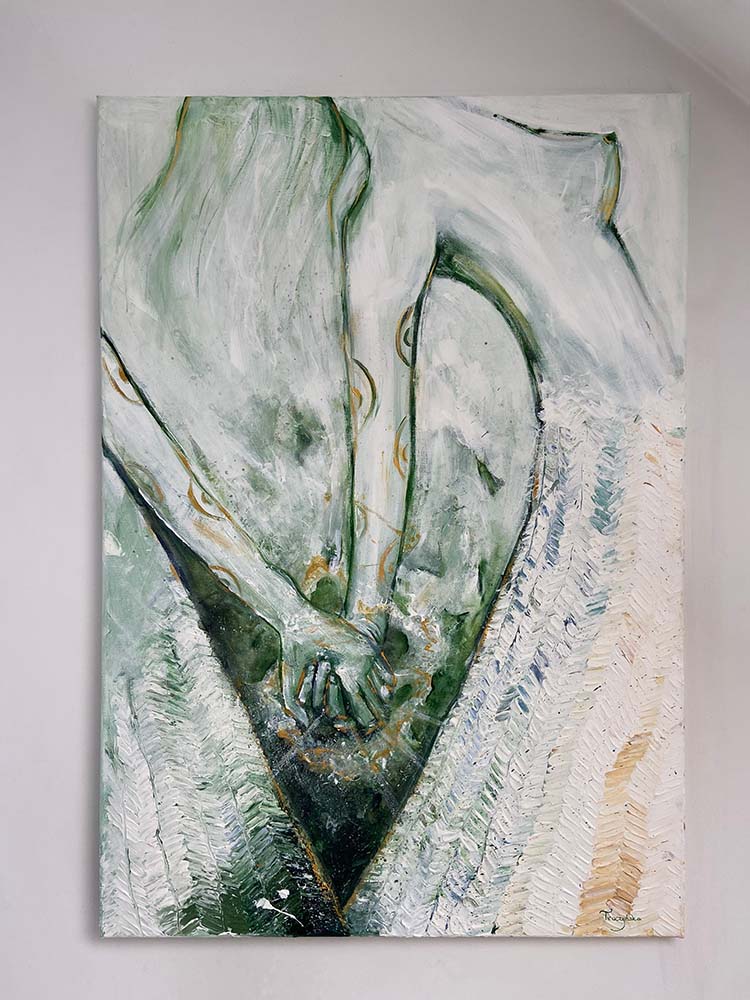 Obraz do wnętrz Fluoryt. Aleksandra Troczyńska - malarka do wnętrz